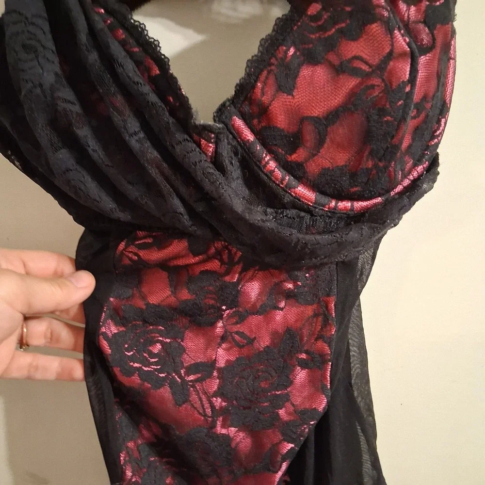 Fredericks of Hollywood black lace